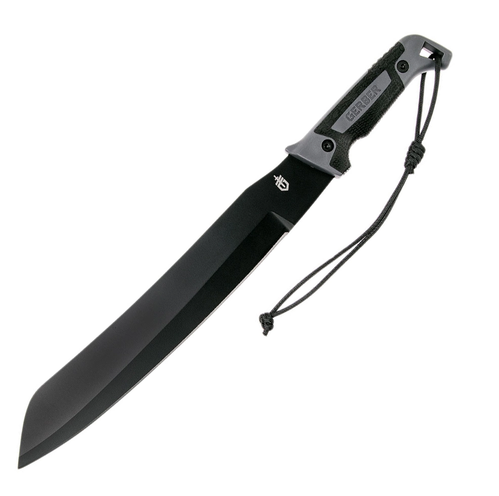 Мачете Gerber - Gator Golok Machete, сталь 65MN Carbon Steel Black Finish, рукоять ударопрочный пластик