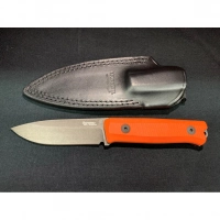 Нож LionSteel Bushcraft-R, сталь Sleipner, рукоять G10, оранжевый купить в Оренбурге