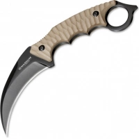 Нож с фиксированным клинком Magnum Spike Karambit — Boker 02SC028, сталь 440A EDP, рукоять стеклотекстолит G10, песочный купить в Оренбурге