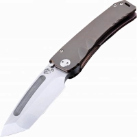 Нож складной Medford Marauder Tanto, сталь D2 Tool Steel, рукоять титановый сплав, бронзовый купить в Оренбурге