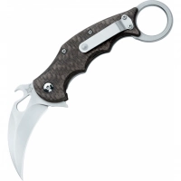 Складной нож Fox IKBS Ball Bearing Karambit, сталь Elmax, рукоять титановый сплав 6Al4V, чёрный купить в Оренбурге