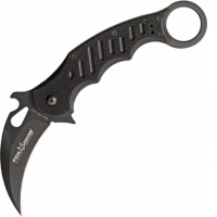 Складной нож Fox Karambit, сталь N690, рукоять стеклотекстолит G-10, чёрный купить в Оренбурге