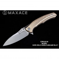 Складной нож Maxace Corvus, сталь M390, Mokume  TC4+Inlay купить в Оренбурге