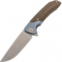 Складной нож Maxace Goliath Blue, сталь Bohler K110, Micarta купить в Оренбурге