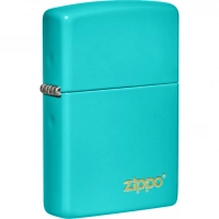 Зажигалка Classic Flat Turquoise ZIPPO Logo купить в Оренбурге