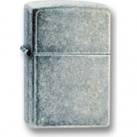 Зажигалка ZIPPO Antique Silver Plate, латунь с покрытием ™Plate, серебристый, матовая, 36х12×56 мм купить в Оренбурге