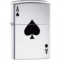 Зажигалка ZIPPO Armor™  Туз с покрытием High Polish Chrome купить в Оренбурге