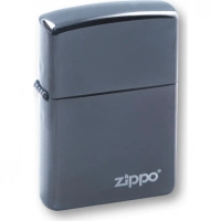 Зажигалка ZIPPO Classic с покрытием Black Ice®, латунь/сталь, чёрная, глянцевая, 36х12х56 мм купить в Оренбурге