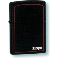 Зажигалка ZIPPO Classic с покрытием Black Matte, латунь/сталь, чёрная с лого, матовая, 36x12x56 мм купить в Оренбурге