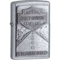 Зажигалка ZIPPO Harley-Davidson® Легенда, с покрытием Street Chrome™ купить в Оренбурге