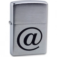 Зажигалка ZIPPO Internet Brushed Chrome, латунь с ник.хром. покрыт., серебр., матов., 36х56х12 мм купить в Оренбурге