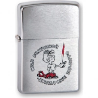 Зажигалка ZIPPO Мальчик, латунь с покрытием Brushed Chrome, серебристый, матовая, 36х12×56 мм купить в Оренбурге