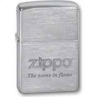 Зажигалка ZIPPO Name in flame, латунь с покрытием Brushed Chrome, серебристый, матовая, 36х12×56 мм купить в Оренбурге